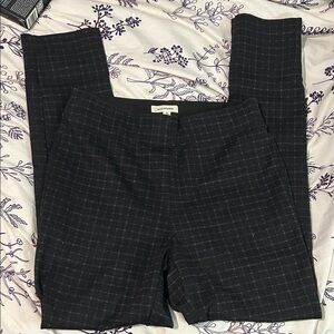 Max studio Black Plaid Pants